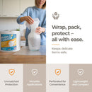 Bubble cushion for Packing & Moving - 12" Width X 175 FT - Bubble cushion for Moving, Extra Protection for Shipping, Packaging Boxes & Mailers, Perforated Every 12 IN, Clear Cushioning Wrap