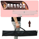 Coffee Flag, 11FT Windless Swooper Coffee Feather Flag Feather Banner with Aluminum Alloy Flagpole/Stainless Steel Ground Stake/Portable Bag, Coffee Flags for Business QSUM