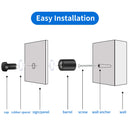 Standoffs 8 Pack Standoff Screws 3/4 x 1 Inch Black Sign Standoffs Stainless Steel Stand Off Wall Mounts for Hanging Acrylic Picture Frame, Advertising Screws Kit