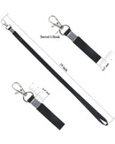 Lanyards for ID Badges, 3 Pack of Lanyard with ID Card Holder, Teskyer Extra Thick Clear Waterproof Resealable Zip ID Badge Holder with Lanyard for Office, School, Cruise Ship Cards