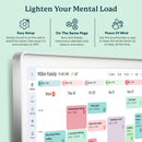 Skylight Calendar Max: 27-Inch Smart Digital Calendar & Chore Chart, Family Organizer with Interactive Touchscreen Display with NA Adapter, Aluminum Metal Shadowbox