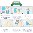 Christmas Snowflake Window Clings Stickers for Glass, Xmas Decals Decorations, XIMISHOP 82PCS, Holiday Snowflake Santa Claus Reindeer Decals for Party