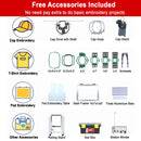 Smartstitch S-1501 Commercial Embroidery Machine with 15 Needles,14"x20" Embroidery Area,1200SPM Max Speed,12" Touch Screen, Wifi available, capable of embroidering on 3D Caps, Flat, T-shirt and more