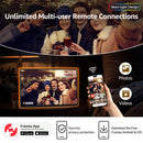 Apolosign 14.1" Neon Light Digital Frame, 32GB Storage Smart Digital Picture Frame, Easy Setup, 16:10 aspect ratio glass lamination Touch Screen, Share Moments Remotely via Frameo, Gift for Friends