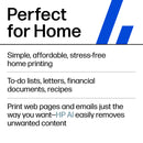 HP DeskJet 4227e Wireless All-in-One Color Inkjet Printer, Scanner, Copier, Best-for-Home, 3 Month Instant Ink Trial Included, AI-Enabled (6W7F0A)