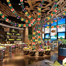 Tropical Garland Party Decorations, 20ft Multicolored Tissue Paper Hibiscus Flower Summer Banner for Birthday Beach Theme Luau Moana Hawaiian Party Supplies Jungle Decor FUTUREPLUSX 2 Pack FUTUREPLUSX