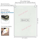 No Soliciting Sign Funny Dark Humor Bestylez No Soliciting Sign For House, Home, Yard, Bedroom, Front Door 8 x 12 Inch (269)