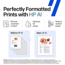 HP DeskJet 4227e Wireless All-in-One Color Inkjet Printer, Scanner, Copier, Best-for-Home, 3 Month Instant Ink Trial Included, AI-Enabled (6W7F0A)