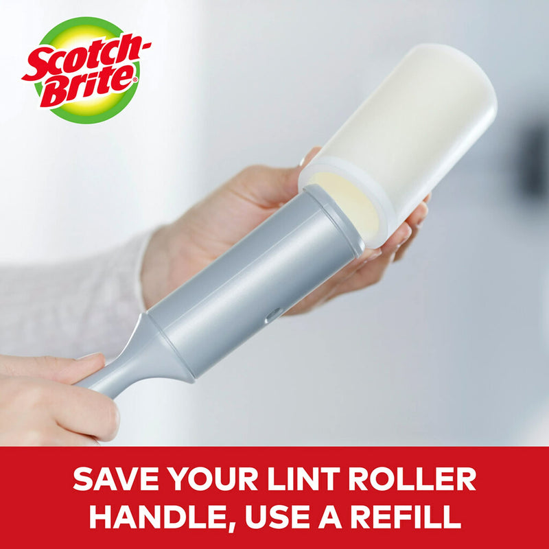 Scotch-Brite Lint Roller Value Pack, Works Great On Pet Hair, 5 Rollers, 95 Sheets Per Roller, 475 Sheets Total