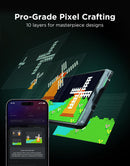 Govee Gaming Pixel Light, RGBIC LED Panel with Real-time Info Display, 150+ Scene Modes & DIY Options, Smart Pixel Lights (Wi-Fi Only), Works with Alexa, Ideal for Game Room Decor, 32x32 Pixels