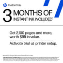 HP DeskJet 4227e Wireless All-in-One Color Inkjet Printer, Scanner, Copier, Best-for-Home, 3 Month Instant Ink Trial Included, AI-Enabled (6W7F0A)