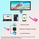 Outdoor Signs for Business P6 40''x17''HS LED , WiFi Scrolling Programmable, Digital Electronic Message Board for Advertising, Menu Board for Restaurant, Tunemax LED Display for Sports Ticker