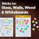 Post-it Super Sticky Easel Pad 25 in x 30 in White 30 Sheets/Pad 2 Pad/Pack Large White Premium Self Stick Flip Chart Paper Super Sticking Power (559) Post-it