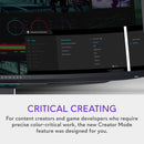 Alienware AW3423DW Curved Gaming Monitor 34.18 inch Quantom Dot-OLED 1800R Display, 3440x1440 Pixels at 175Hz, True 0.1ms Gray-to-Gray, 1M:1 Contrast Ratio, 1.07 Billions Colors - Lunar Light