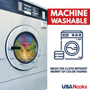 Microfiber Cleaning Cloth Grey - 12 Pcs (12.5"x12.5") USANOOKS - High Performance - 1200 Washes, Ultra Absorbent Microfiber Towel Weave Grime & Liquid for Streak-Free Mirror Shine - Car Washing Cloth