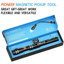 VIBELITE Extendable Magnetic Flashlight with Telescoping Magnet Pickup Tool-Cool Gadget Valentines Day Gifts for Him, Men, Husband, Dad, Father, Mechanic,Tech,Handyman, Boyfriend, Women
