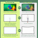 AAJK Outdoor Projector Screen 150 inch, Washable Projector Screen 16:9 Foldable Anti-Crease Portable Projector Movies Screen for Home Theater Outdoor Indoor Support Double Sided Projection AAJK