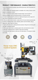 3 Axis CNC Deep Hole Drilling Machine,CNC Small Hole EDM Bench Drilling Machine,Three Axis CDK-806A 0.3mm-3mm