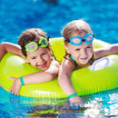 Aqua Tyvek Wristbands for Events - 500 WristCo Comfortable Tear Resistant Paper Bracelets ID Wrist Bands for Concerts Festivals Admission Party Identification