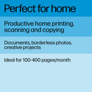 HP ENVY 6055e Wireless Color Inkjet Printer, Print, scan, copy, Easy setup, Mobile printing, Best-for-home, 3 months of Instant Ink included,white