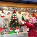 Christmas Window Clings Gnome Christmas Window Decorations Static Christmas Window Decals Window Stickers for Glass Windows Décor Gnome Christmas Decorations Ornaments Party Supplies 9 Sheets OCATO