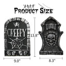 Halloween Decorations Tombstones, 13.8inch Halloween Tombstone Yard Sign Headstone yard sign for Outdoor Lawn Decor