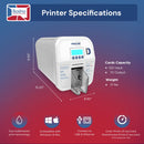 Dual Sided ID Card Printer Bodno Magicard D & Complete Supplies Package ID Software - Bronze Edition