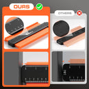 JOREST Contour Gauge with Lock (10 Inch), Gifts Ideas for Men Dad Carpenter Handyman, Profile Tool for Tile Flooring, Carpet laying, Woodworking, Measuring Angle/Shape/Outline/Edge