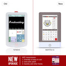 BAi The Mirror Embroidery Machine 20x14" Embroidery Area with 15 Needles,1200spm Max Speed Multi Needle Commercial Embroidery Machine for 3D Hats Clothing,Wifi Available 10" Touch Screen