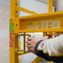 MetalTech Scaffolding Platform, Bakers Scaffold Ladder Roofing Equipment, 6 ft