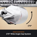 Ricoma Marquee 2001 Single-Head Multi Needle Commercial Embroidery Machine with Steel Embroidery Stand, Hoop and Cap Attachments, Chroma Digitizing Software, Lifetime Customer Support