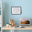 Dry Erase Board, 14” x 11” with a Black Dry Erase Marker, Small Mini White Board for Kids, Mr. Pen- Dry Students