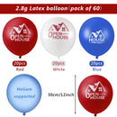 Open House Balloons House for Sale Balloons 12 Inches Latex Balloons for Real Estate Balloons Supplies Signs for Open House Yard Sign House Signs Gejoy 60 Pieces