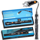 VIBELITE Extendable Magnetic Flashlight with Telescoping Magnet Pickup Tool-Cool Gadget Valentines Day Gifts for Him, Men, Husband, Dad, Father, Mechanic,Tech,Handyman, Boyfriend, Women