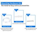 Standoffs 8 Pack Standoff Screws 3/4 x 1 Inch Black Sign Standoffs Stainless Steel Stand Off Wall Mounts for Hanging Acrylic Picture Frame, Advertising Screws Kit