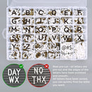 Changeable Felt Letter Board with Letters, Pre Cut & Sorted 725 Letters, First Day of School Board, 10x10 Inch Message Board, Classroom Decor Farmhouse Wall Decor Sign Board