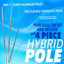 BINGO Tonight Premium Windless Feather Banner Flag Kit (Flag, Pole, & Ground Mt)