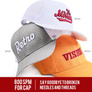 BAi The Mirror Embroidery Machine 20x14" Embroidery Area with 15 Needles,1200spm Max Speed Multi Needle Commercial Embroidery Machine for 3D Hats Clothing,Wifi Available 10" Touch Screen