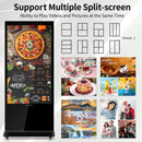 Digital Signage Display PWR4GTR 65 Inch and 55 Inch Touchscreen Kiosk Android 11.0 Commercial LCD Totem