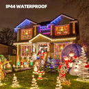 TW SHINE Warm White Christmas Lights Outdoor, 20FT 100 Count Incandescent Christmas Light Indoor, Waterproof Christmas Tree String Lights for Xmas Decorations