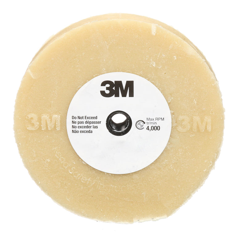 3M Stripe Off Wheel – Adhesive Remover – Eraser Wheel – Removes Decals, Stripes, Vinyl, Tapes and Graphics – 4” diameter x 5/8” thick – 07499 – Pack of 1