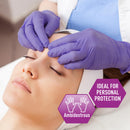 MedPride Powder-Free Nitrile Exam Gloves, Iris Blue, Medium, Box/100