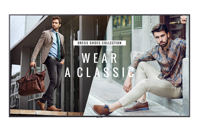 Samsung 65-Inch BE65T-H Pro TV | Commercial | Easy Digital Signage Software | 4K | HDMI | USB | TV Tuner | Speakers | 250 nits, Black