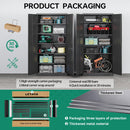 Metal Garage Storage Cabinets with Lock-72 Tall Tool Organizer Steel Lockers, Letaya, 5 Adjustable Layers Shelves for Home,Office,Warehouse,Garage,(Black-72“)