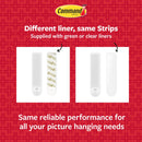 Command 15 lb Large Picture Hanging Strips 14 Pairs (28 Command Strips), Damage-Free Hanging Picture Hangers, No Tools Wall Hanger for Home Decor, White Adhesive