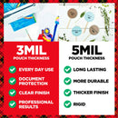 Scotch Thermal Laminating Pouches, For Use With Thermal Laminators, 8.9 x 11.4 Inches, Letter Size Sheets, 100 Count (Pack of 1)