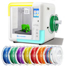 3D Printer for Kids and Beginners, AOSEED X-Maker, Fully Assembled High-Speed 3D Printer with 8 PLA Filament Set, Leveling-Free Bed, Wi-Fi Printing, Silent, High Precision Small 3D Printer with App