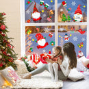 Christmas Window Clings Gnome Christmas Window Decorations Static Christmas Window Decals Window Stickers for Glass Windows Décor Gnome Christmas Decorations Ornaments Party Supplies 9 Sheets OCATO