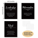 9 Pieces Inspirational Phrases Wall Art Prints - North State Signs & Printing