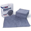 Microfiber Cleaning Cloth Grey - 12 Pcs (12.5"x12.5") USANOOKS - High Performance - 1200 Washes, Ultra Absorbent Microfiber Towel Weave Grime & Liquid for Streak-Free Mirror Shine - Car Washing Cloth